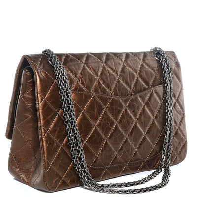 Chanel Aged Calfskin 2.55 Reissue 227 Flap Bronze 3 of 8