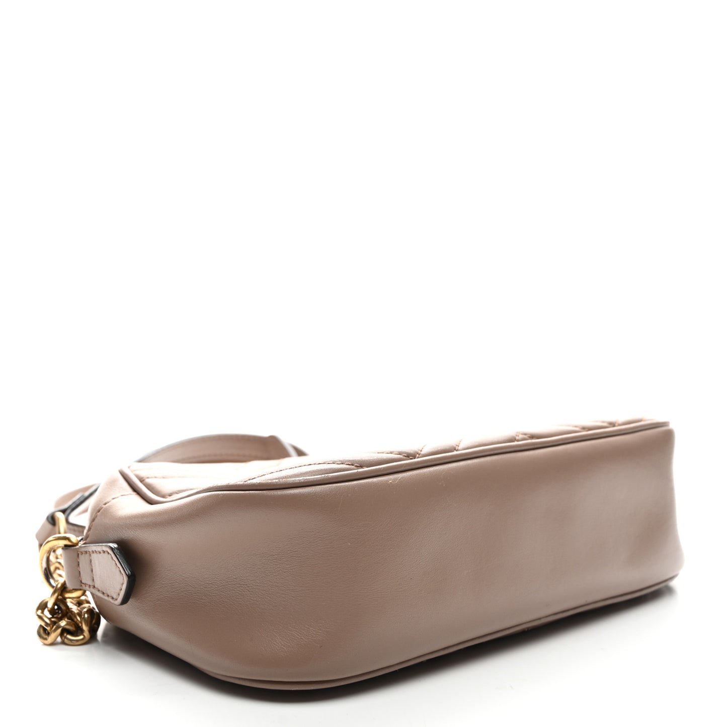 Calfskin Matelasse Small GG Marmont Chain Shoulder Bag Porcelain Rose