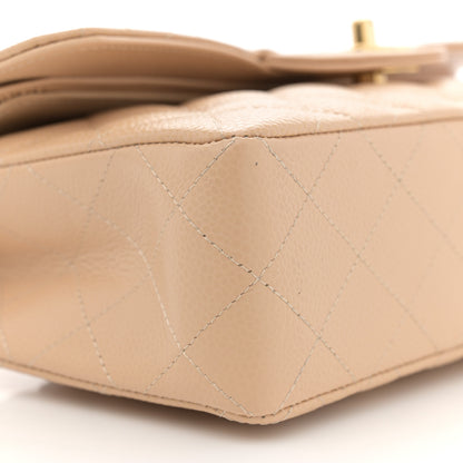 Chanel Caviar Quilted Small Double Flap Beige 9 of 12