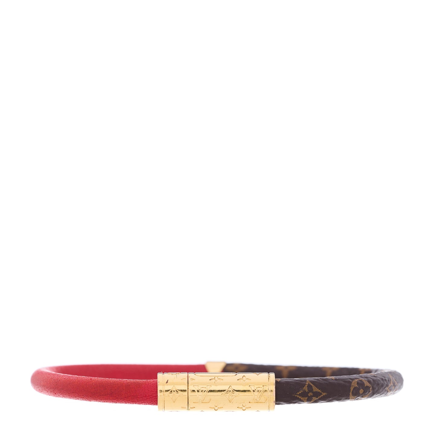 Monogram Daily Confidential Bracelet 19 Red