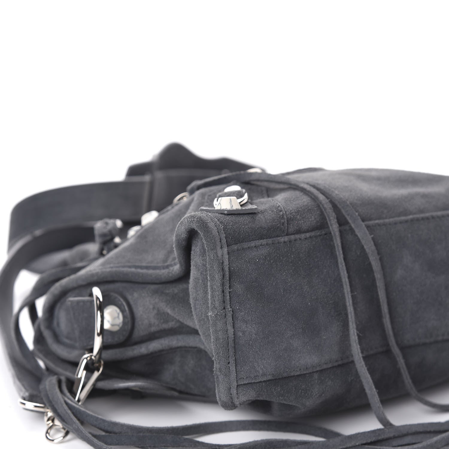 Balenciaga Baby Daim Suede Marble Hardware Mini City Grey 7 of 11