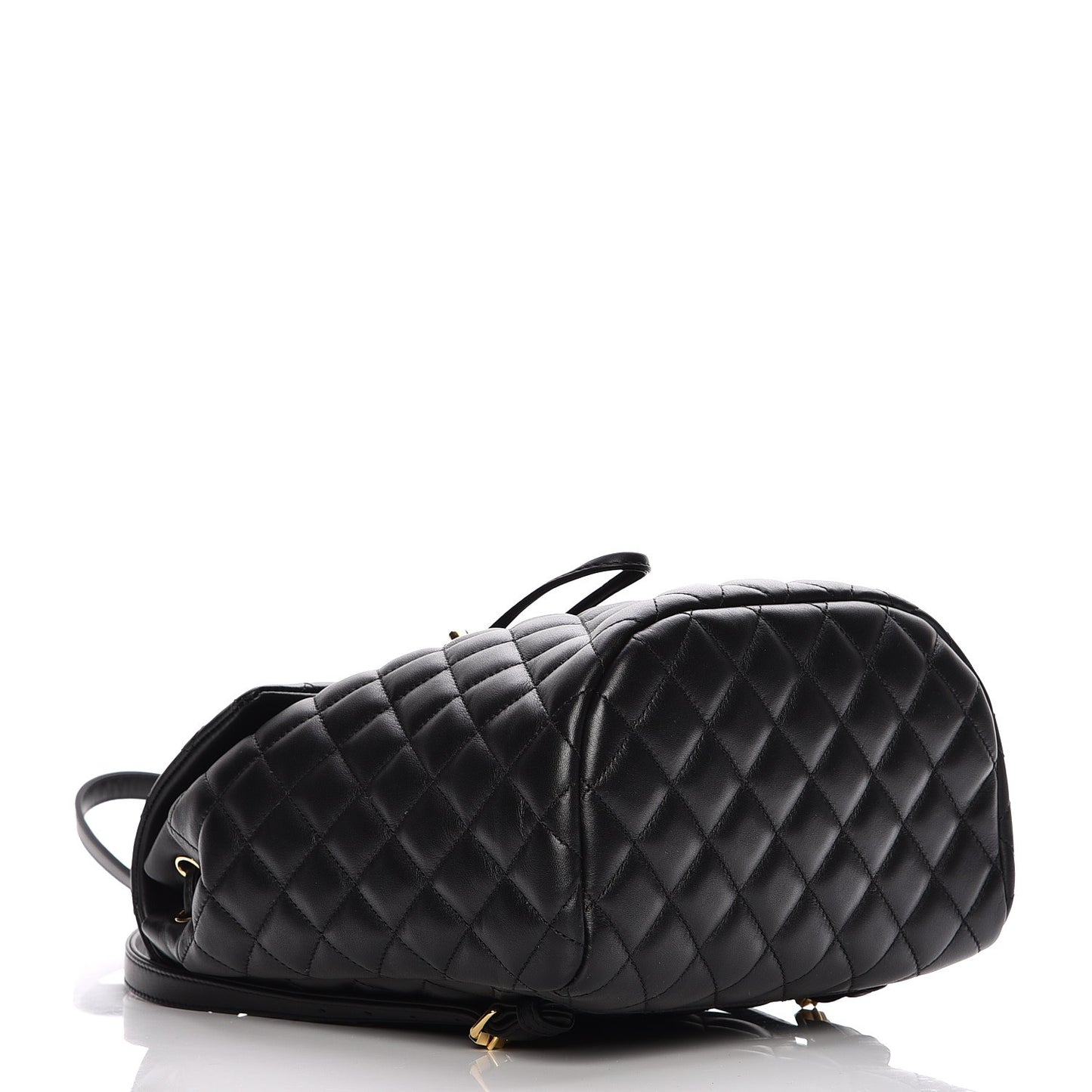 Calfskin Quilted Small Urban Spirit Backpack Black