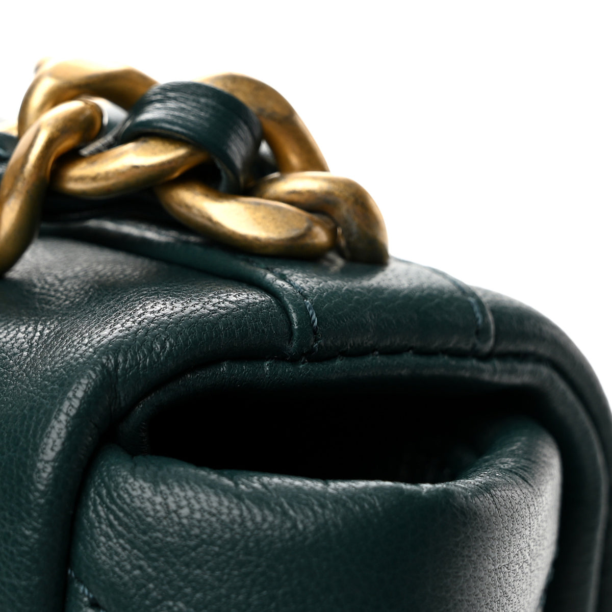 Goatskin Quilted Medium Chanel 19 Flap Dark Blue