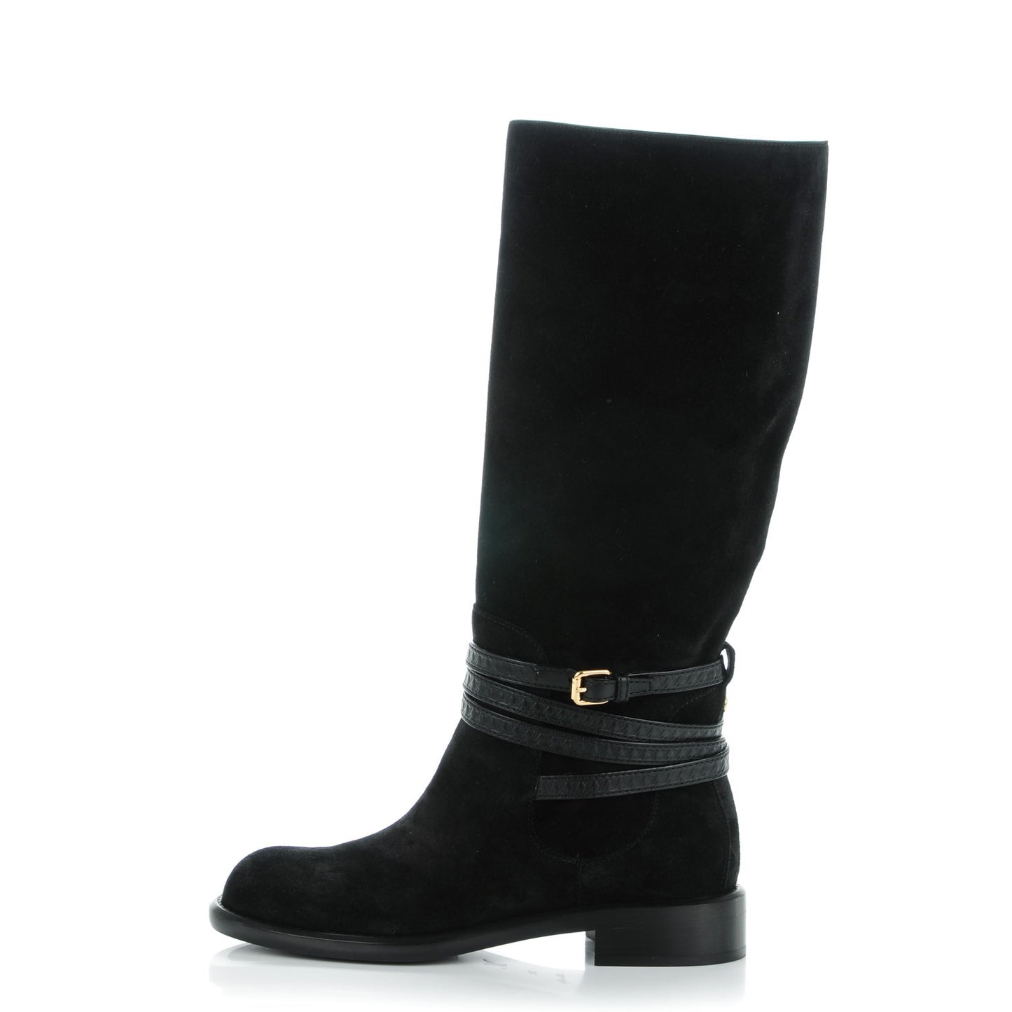 Suede Crossroads High Boot 38 Black
