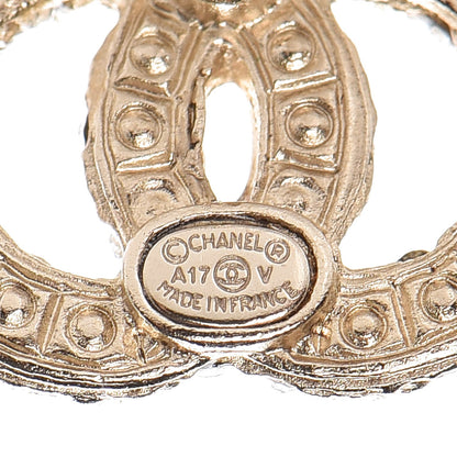 Chanel Metal Pearl CC Earrings Gold 3 of 5