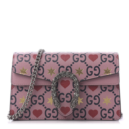 Gucci Calfskin Valentine's Day Exclusive Super Mini Dionysus Shoulder Bag 1 of 10
