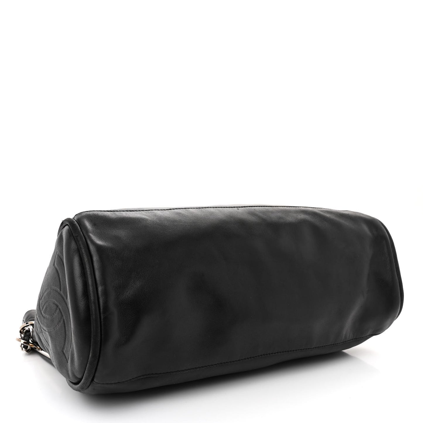 Lambskin Large Ultimate Soft Tote Black