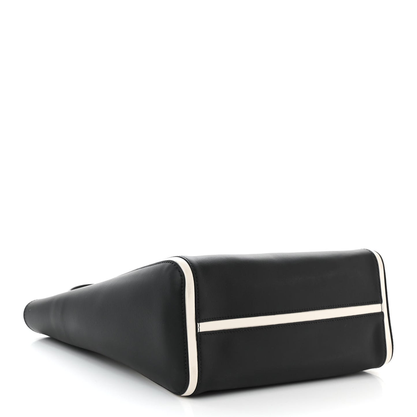Grace Lux Light Small Ouverture Shoulder Bag Black White