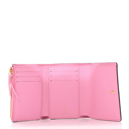 Louis Vuitton Monogram 2022 Christmas Animation Paris Victorine Wallet Pink 5 of 6