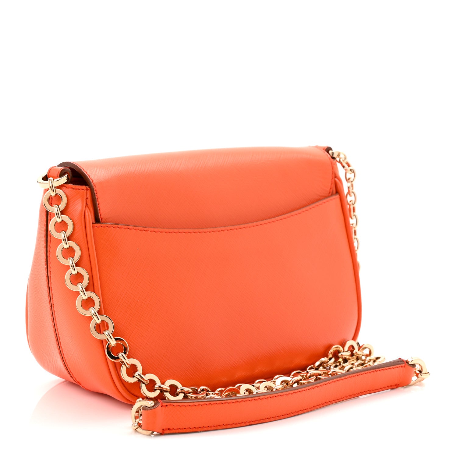 Salvatore Ferragamo Printed Calfskin Paris Crossbody Bag Orange 5 of 19