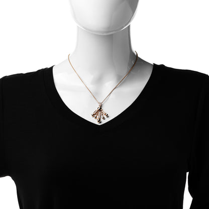 Bulgari 18K Yellow Gold Diamond Astrale Fireworks Necklace 2 of 7