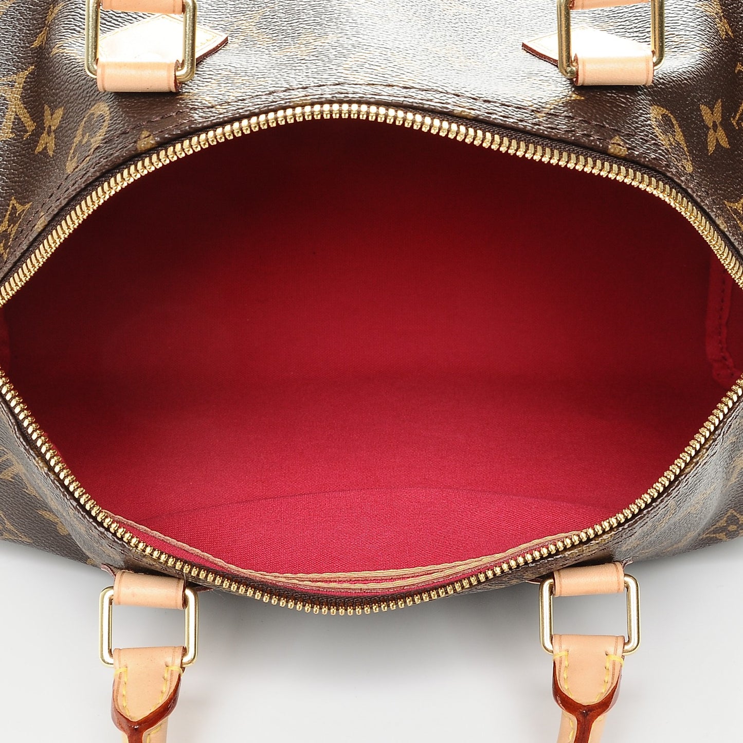 Monogram My LV Heritage Speedy Bandouliere 30 Bordeaux Fuchsia