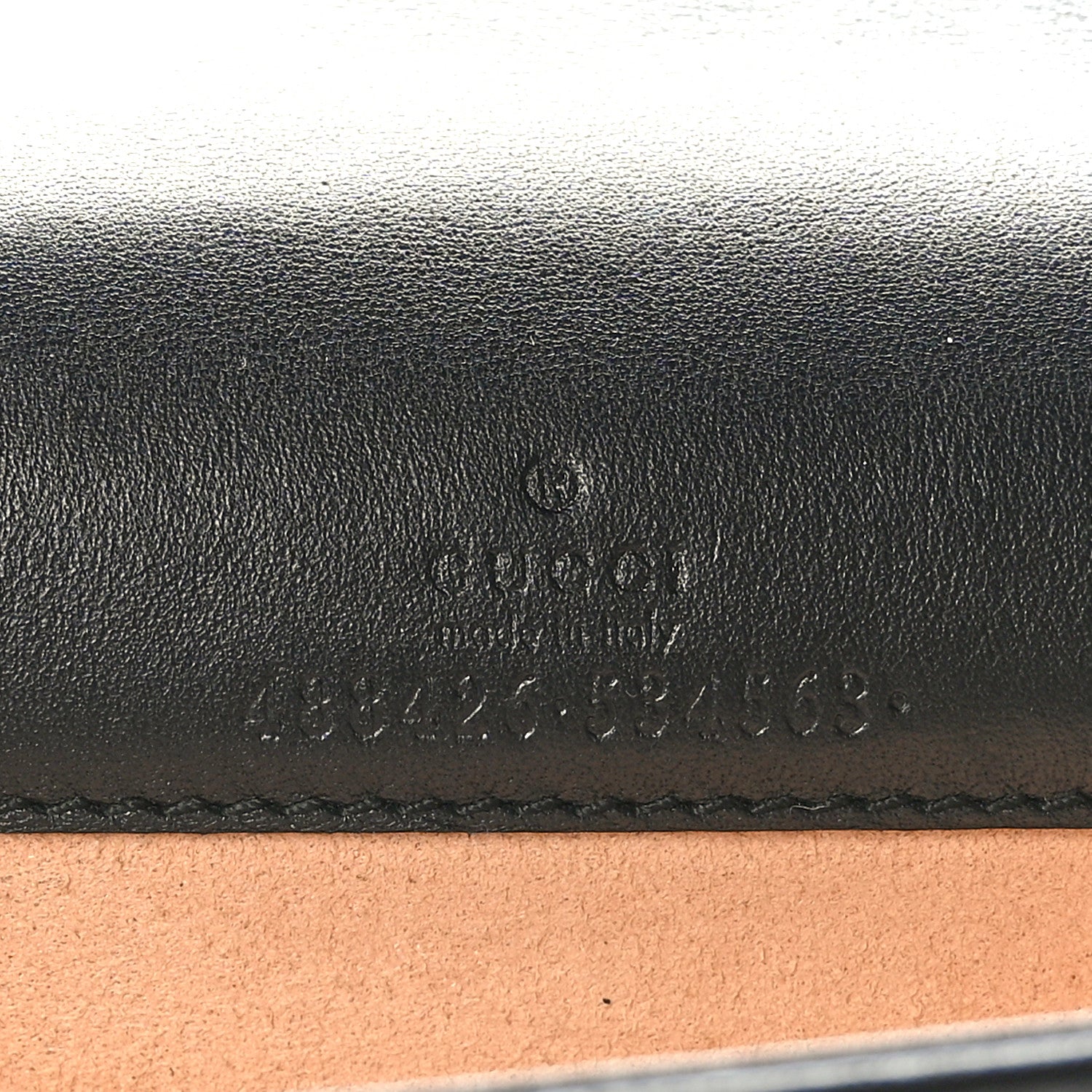Gucci Calfskin Matelasse GG Marmont Mini Bag Black 6 of 9