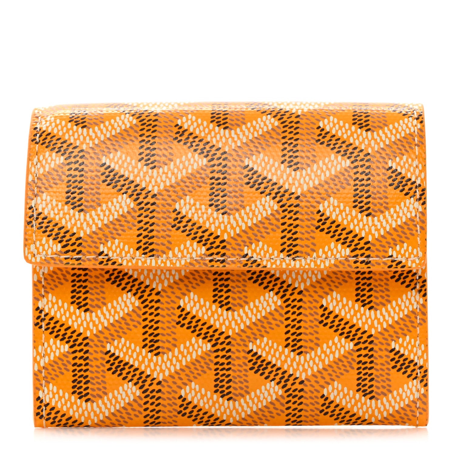 Goyard Goyardine Marigny Coin Purse Wallet Yellow 1 of 10
