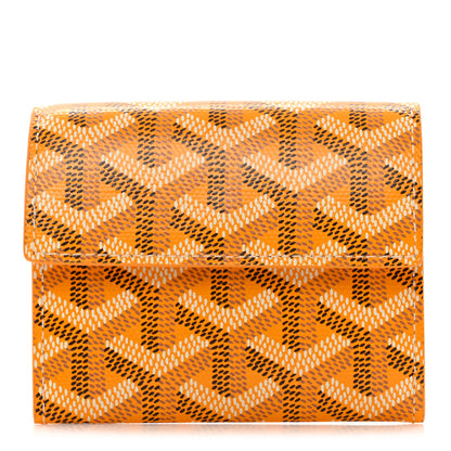 Goyard Goyardine Marigny Coin Purse Wallet Yellow 1 of 10