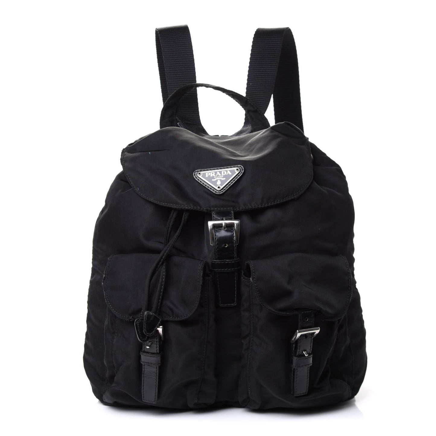 Nylon Vela Medium Backpack Black