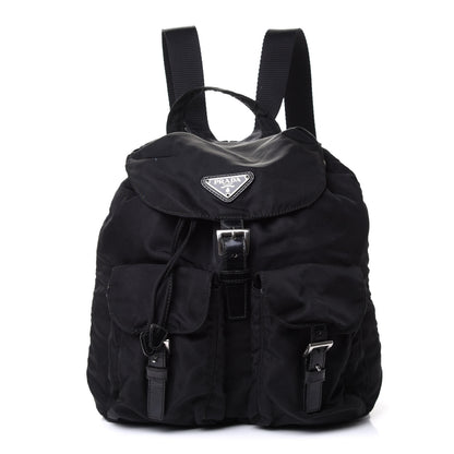 Prada Nylon Vela Medium Backpack Black 1 of 6