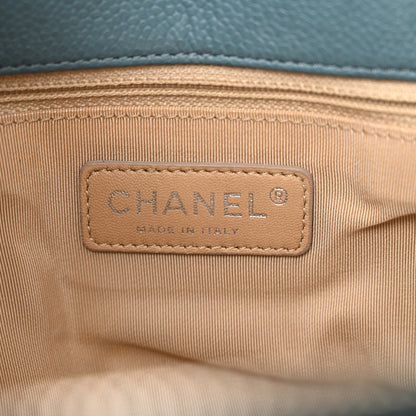 Chanel Caviar Quilted Timeless CC Tote Blue 6 of 24