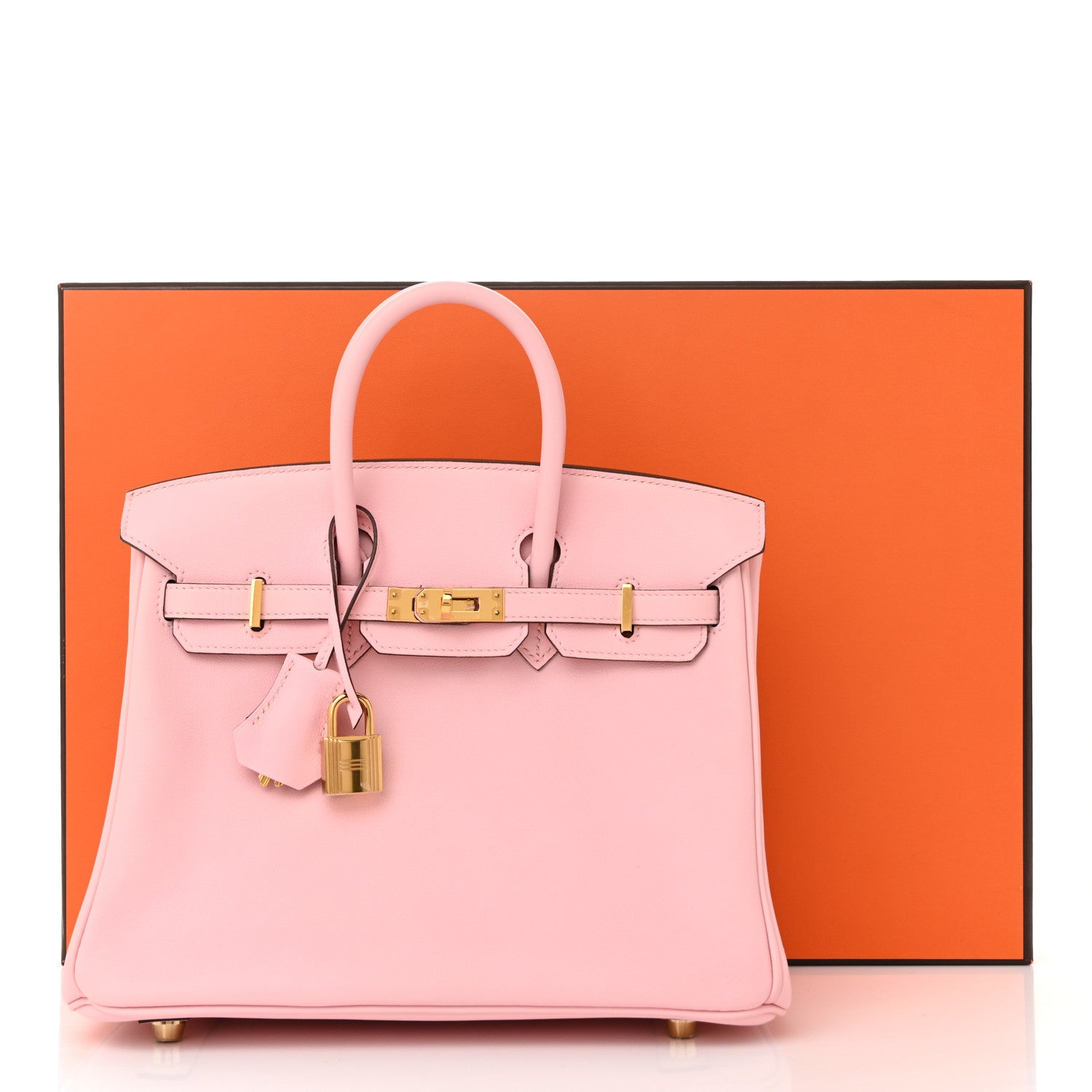 Hermes Swift Birkin 25 Rose Sakura 30 of 31