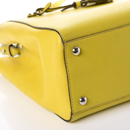 Fendi Vitello Elite Petite 2Jours Tote Cedro 9 of 11