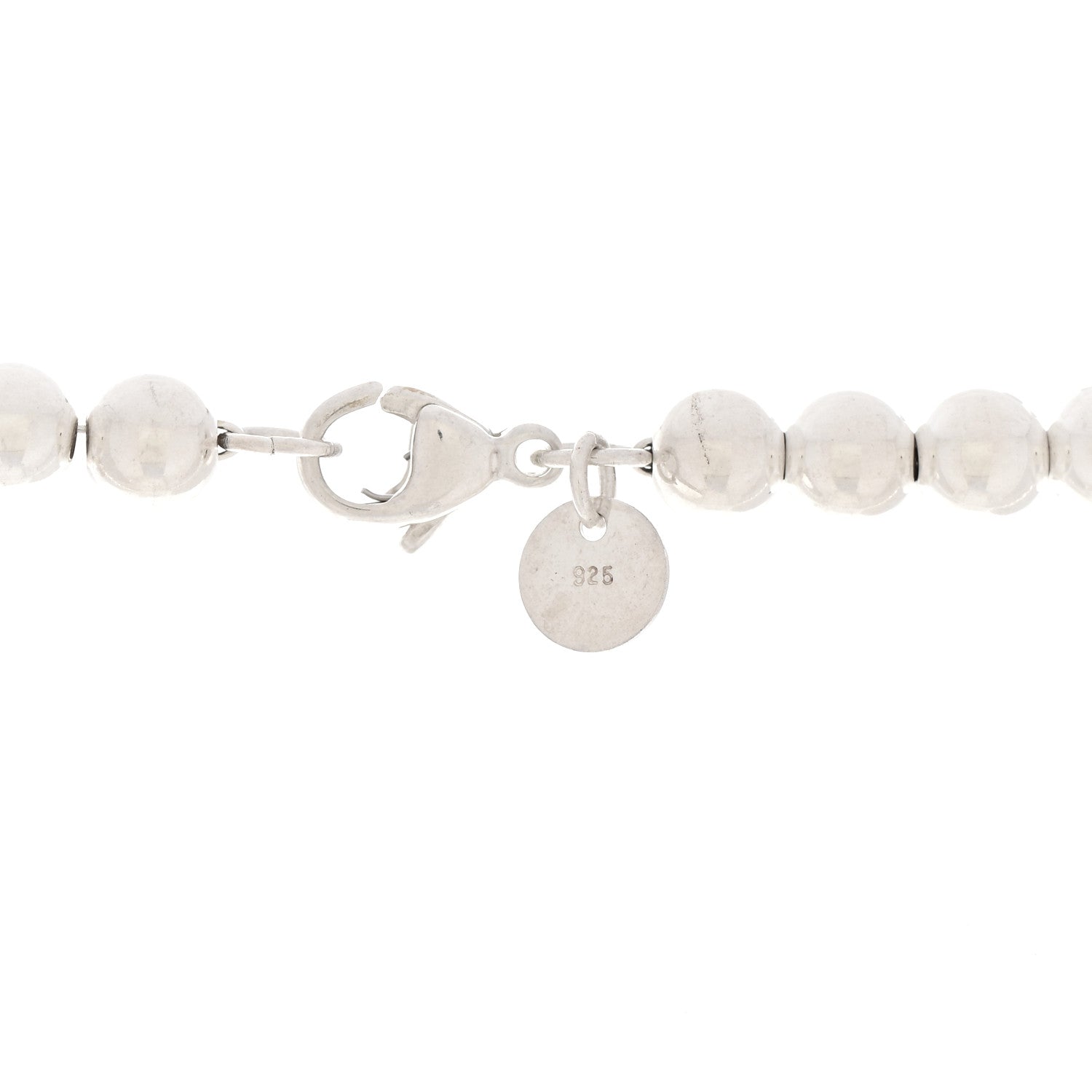 Tiffany Sterling Silver HardWear Graduated Ball Necklace 4 of 5