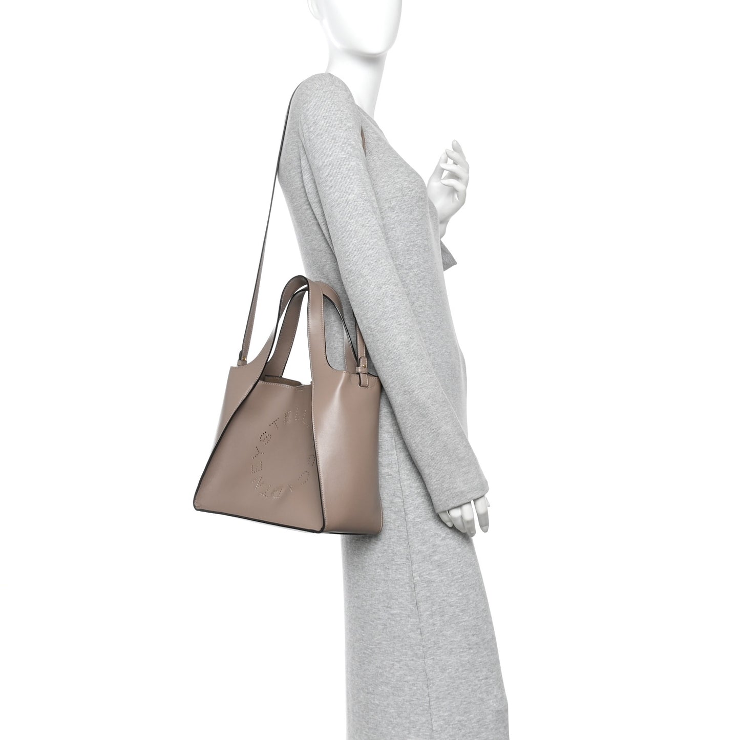 Eco Alter Nappa East West Perforated Tote Moss