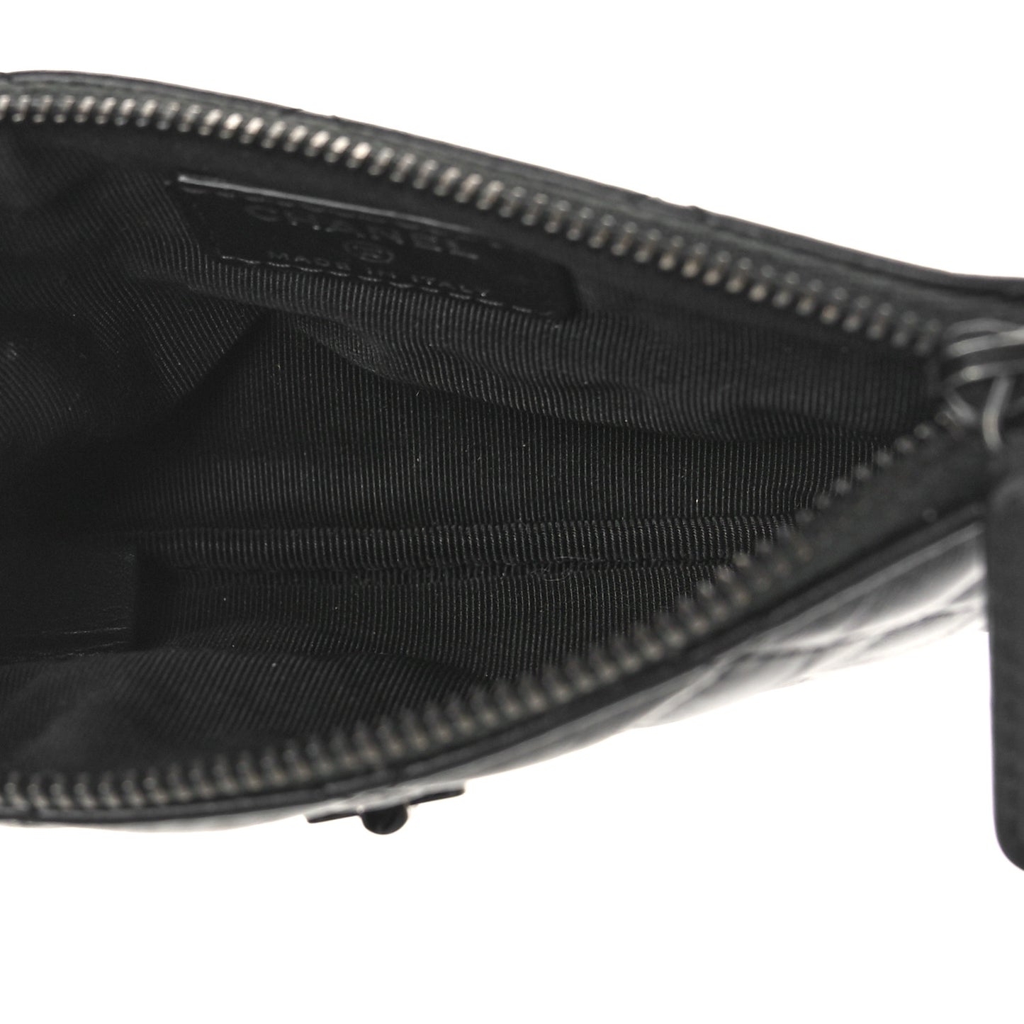 Aged Calfskin Quilted Small Reissue Cosmetic Case So Black