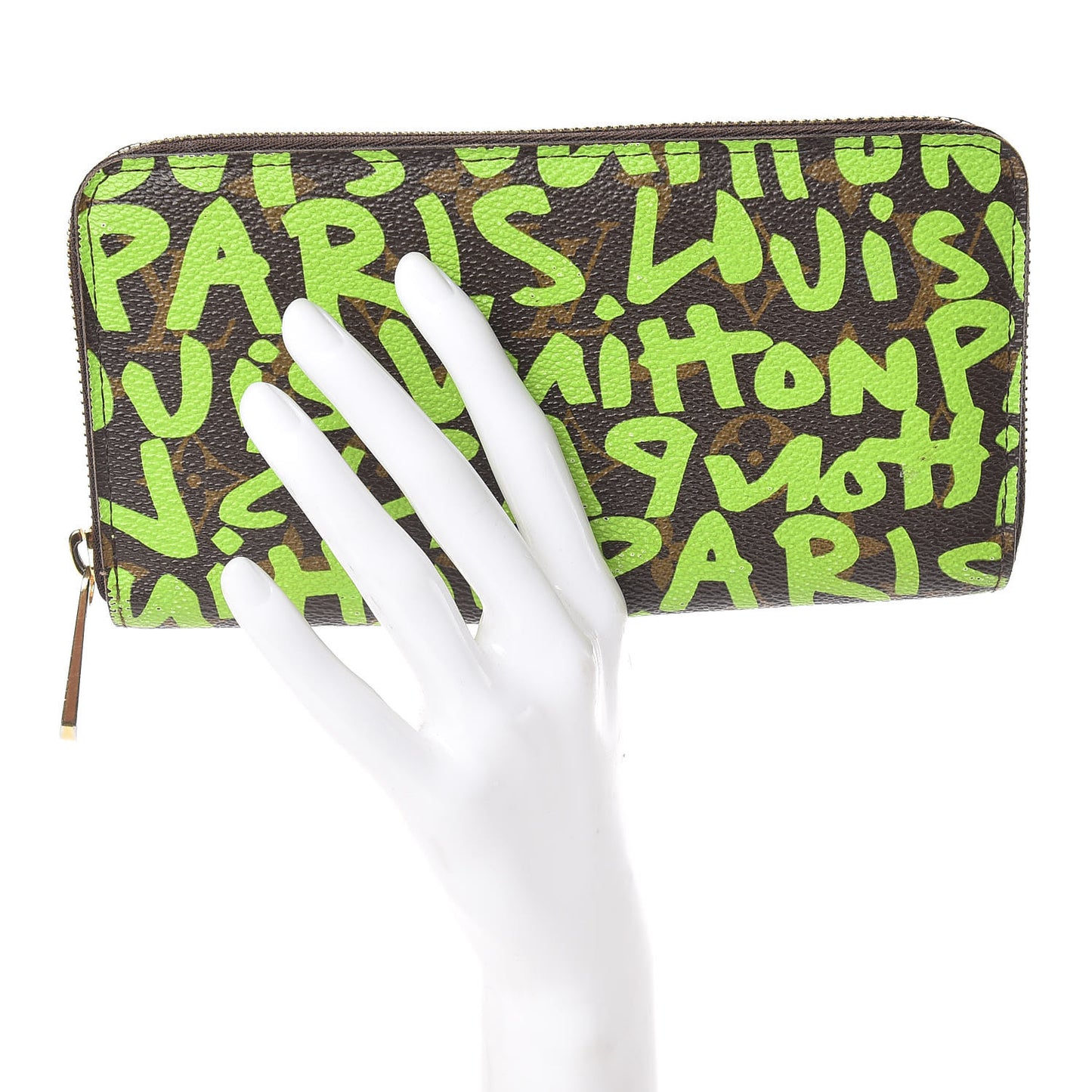 Monogram Graffiti Zippy Wallet Green