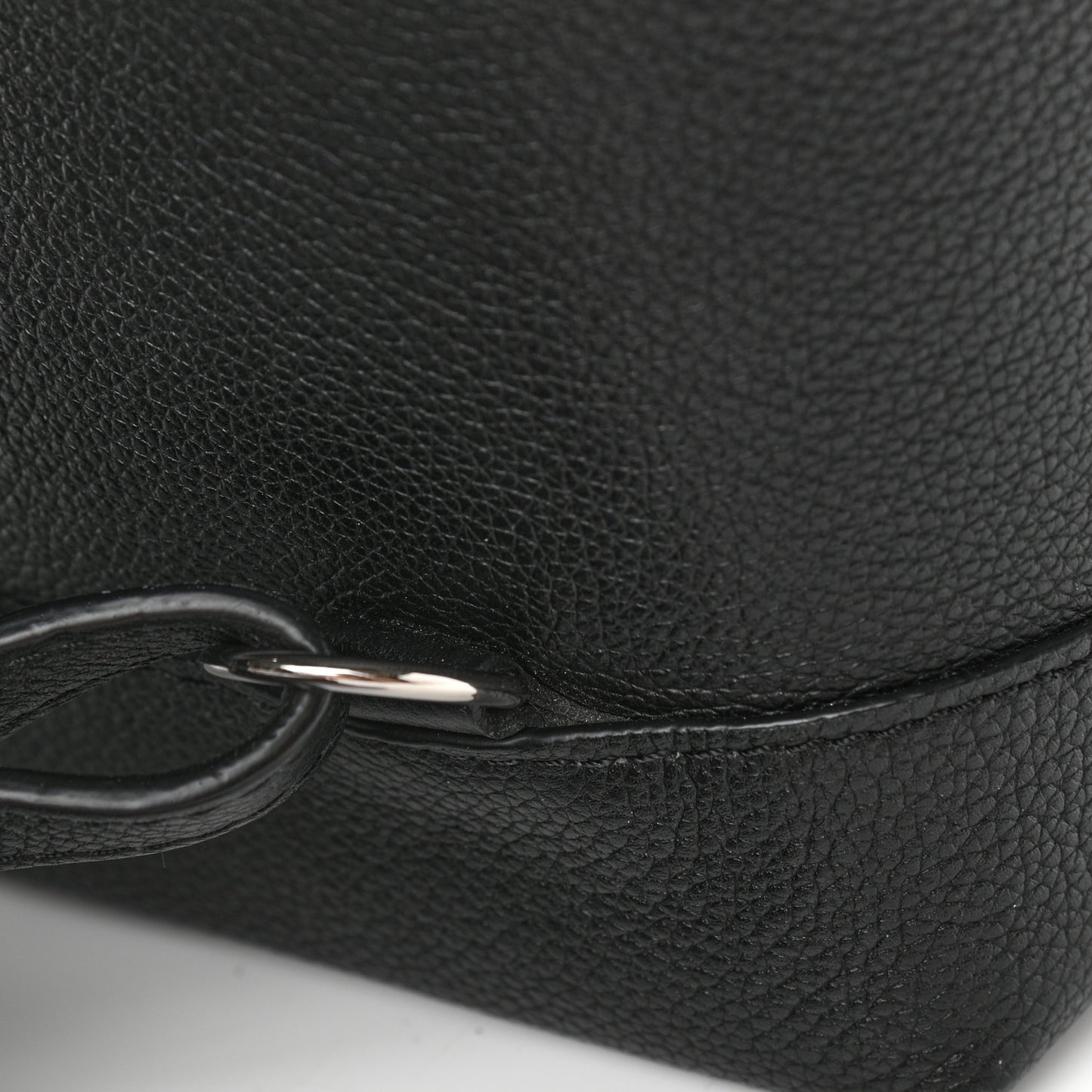 Calfskin Lockme Backpack Black