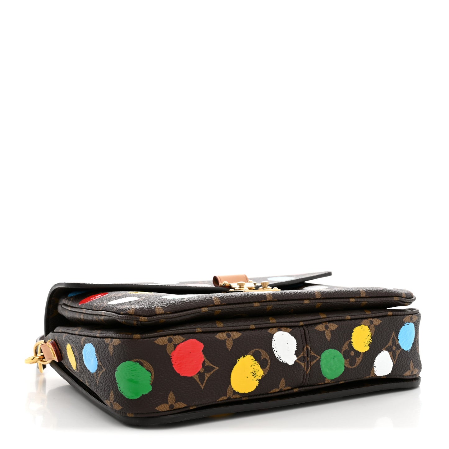 LV x YK Monogram Painted Dots Pochette Métis