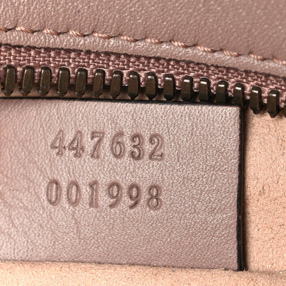 Gucci Calfskin Matelasse Small GG Marmont Chain Shoulder Bag Porcelain Rose 6 of 10