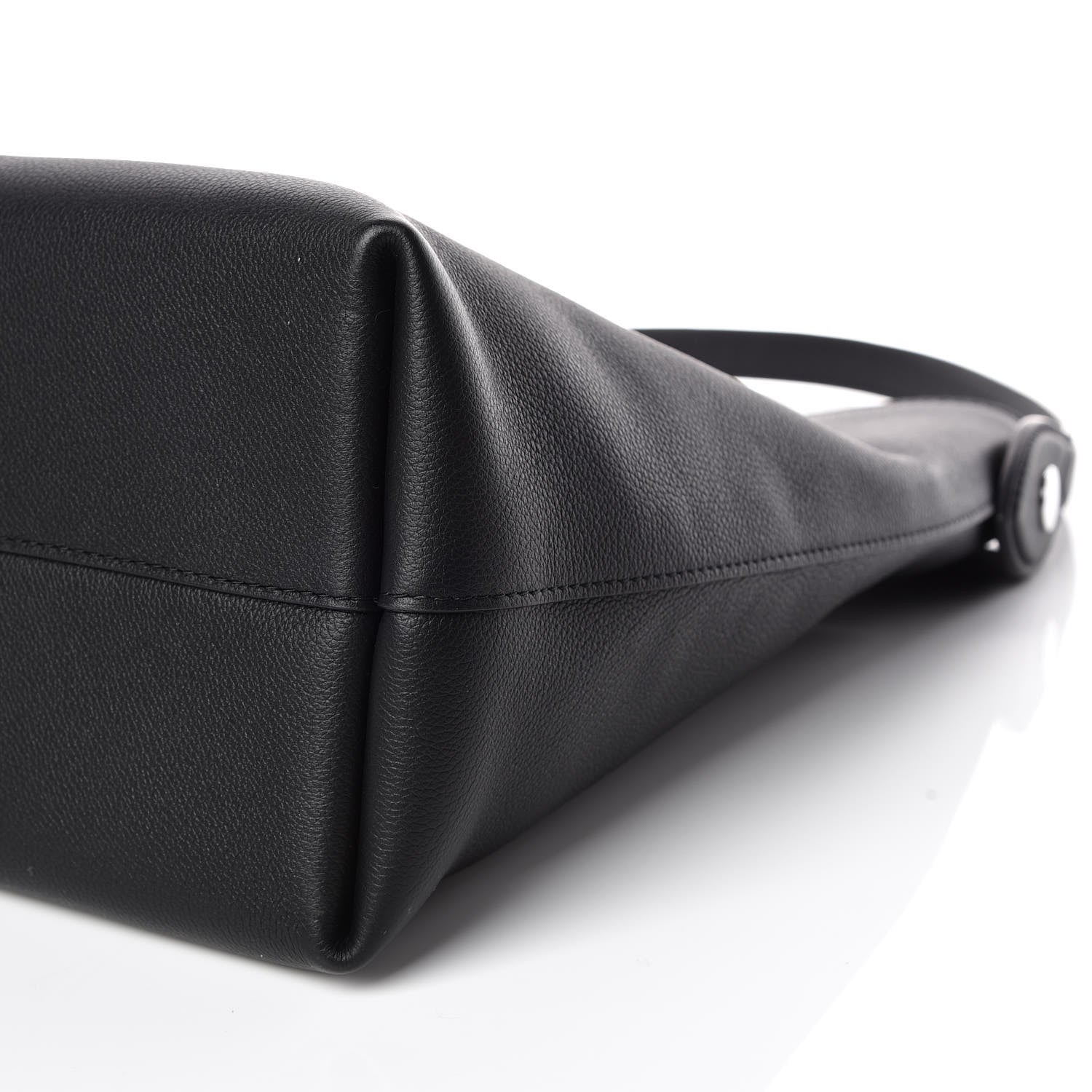 Louis Vuitton Calfskin Lockme Hobo Black 6 of 13