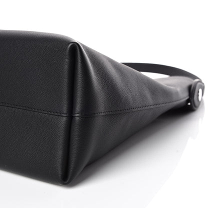 Louis Vuitton Calfskin Lockme Hobo Black 6 of 13