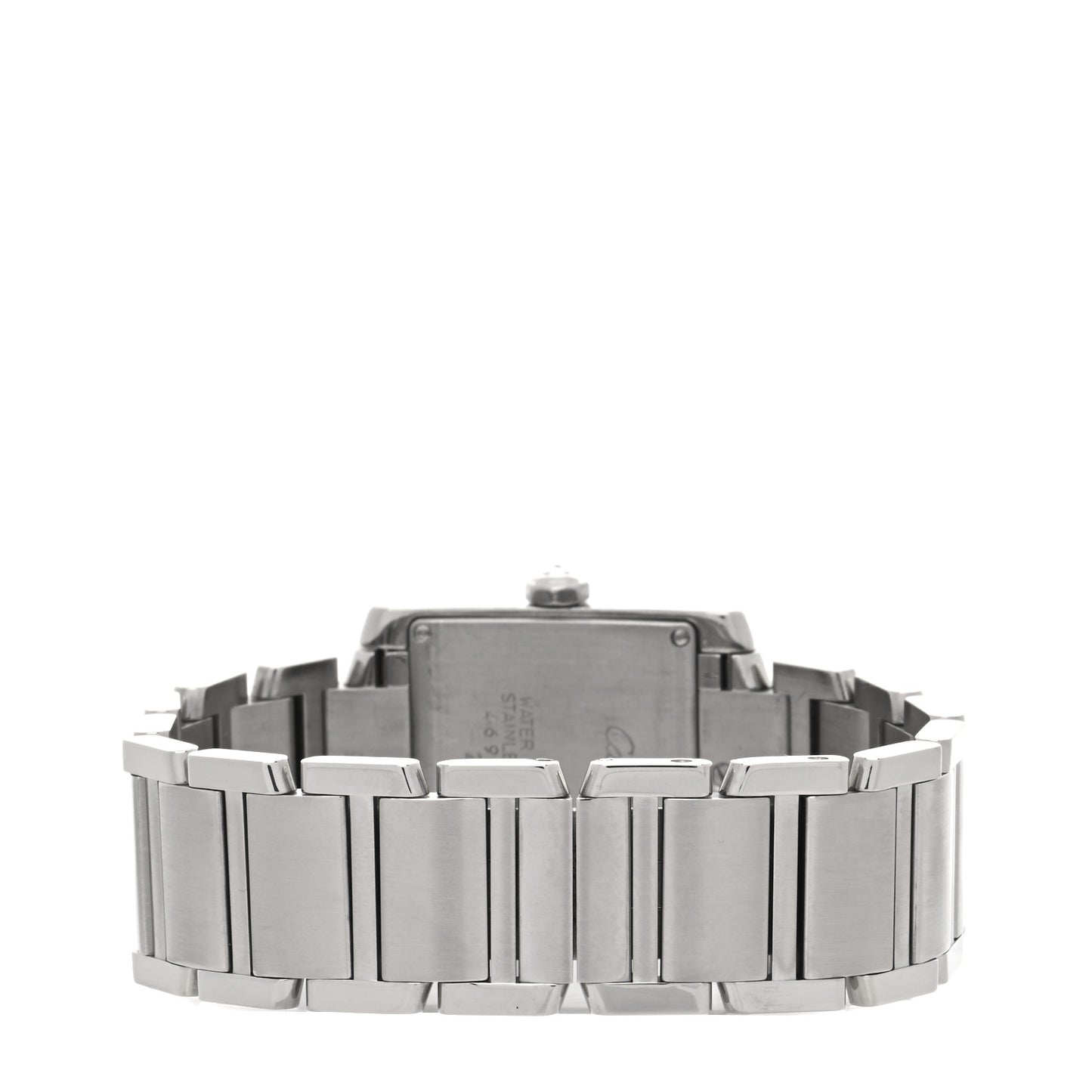 Stainless Steel Diamond Bezel 25mm Tank Francaise Quartz Watch