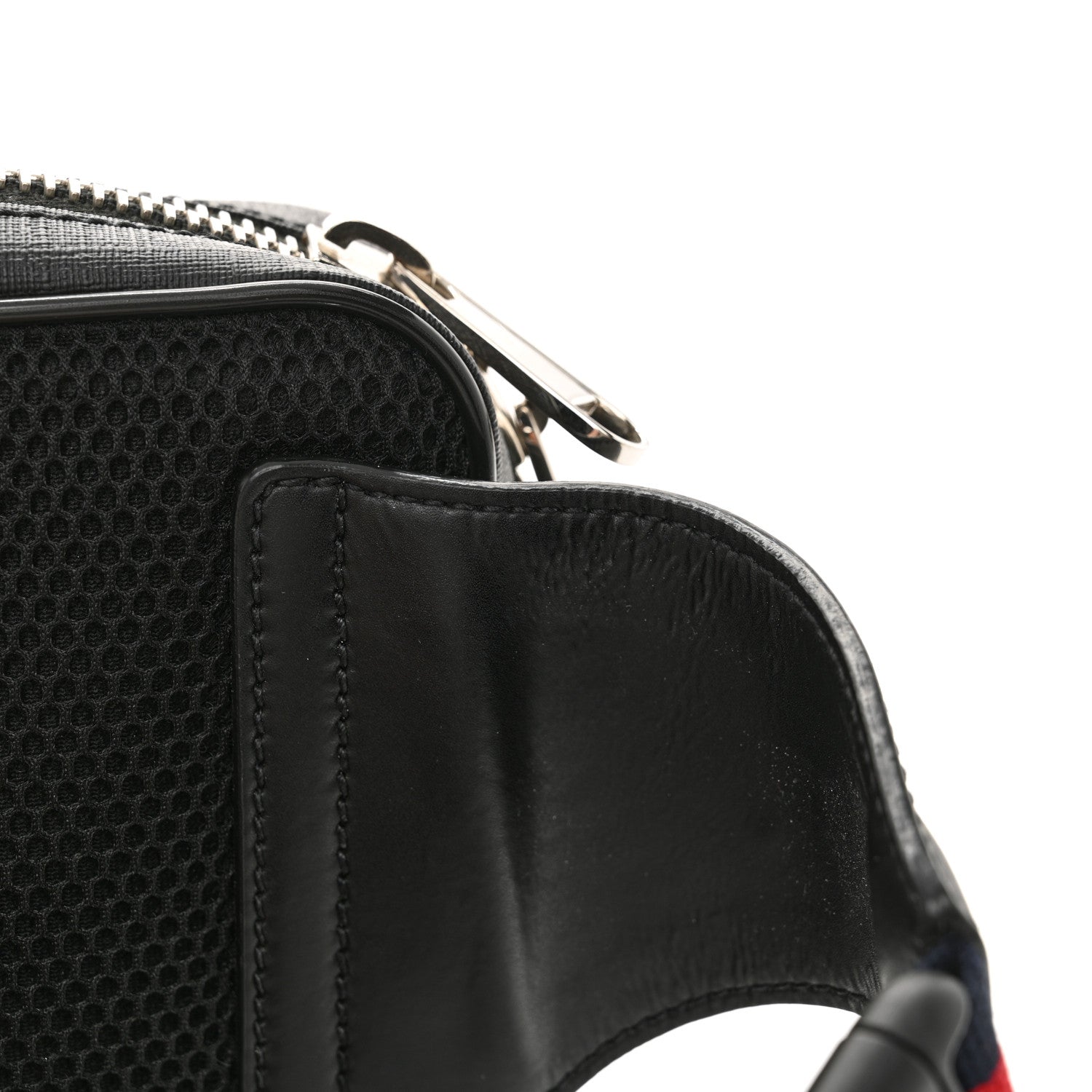 Gucci Soft GG Supreme Monogram Web Belt Bag Black Grey 13 of 13