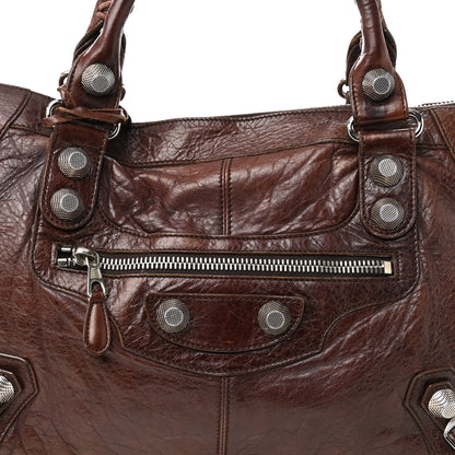 Balenciaga Agneau Giant 21 Silver Hardware Work Charbon 9 of 13