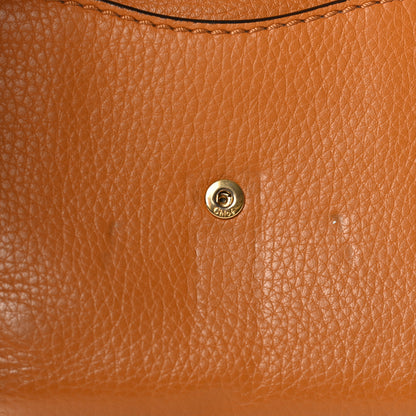 Chloe Grained Calfskin Marcie Square Wallet Tan 8 of 10