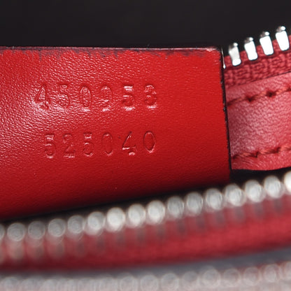 Gucci Guccissima Signature Messenger Bag Red 9 of 9