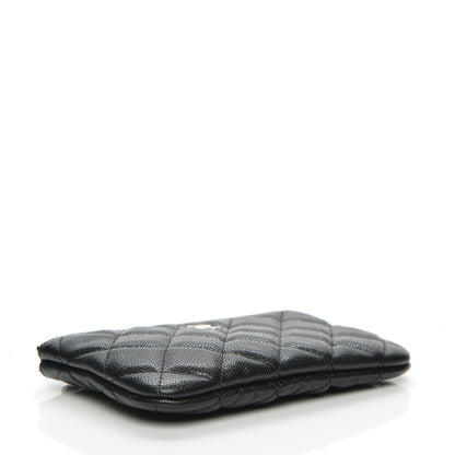 Chanel Caviar Quilted Small Cosmetic Case Black 4 of 7