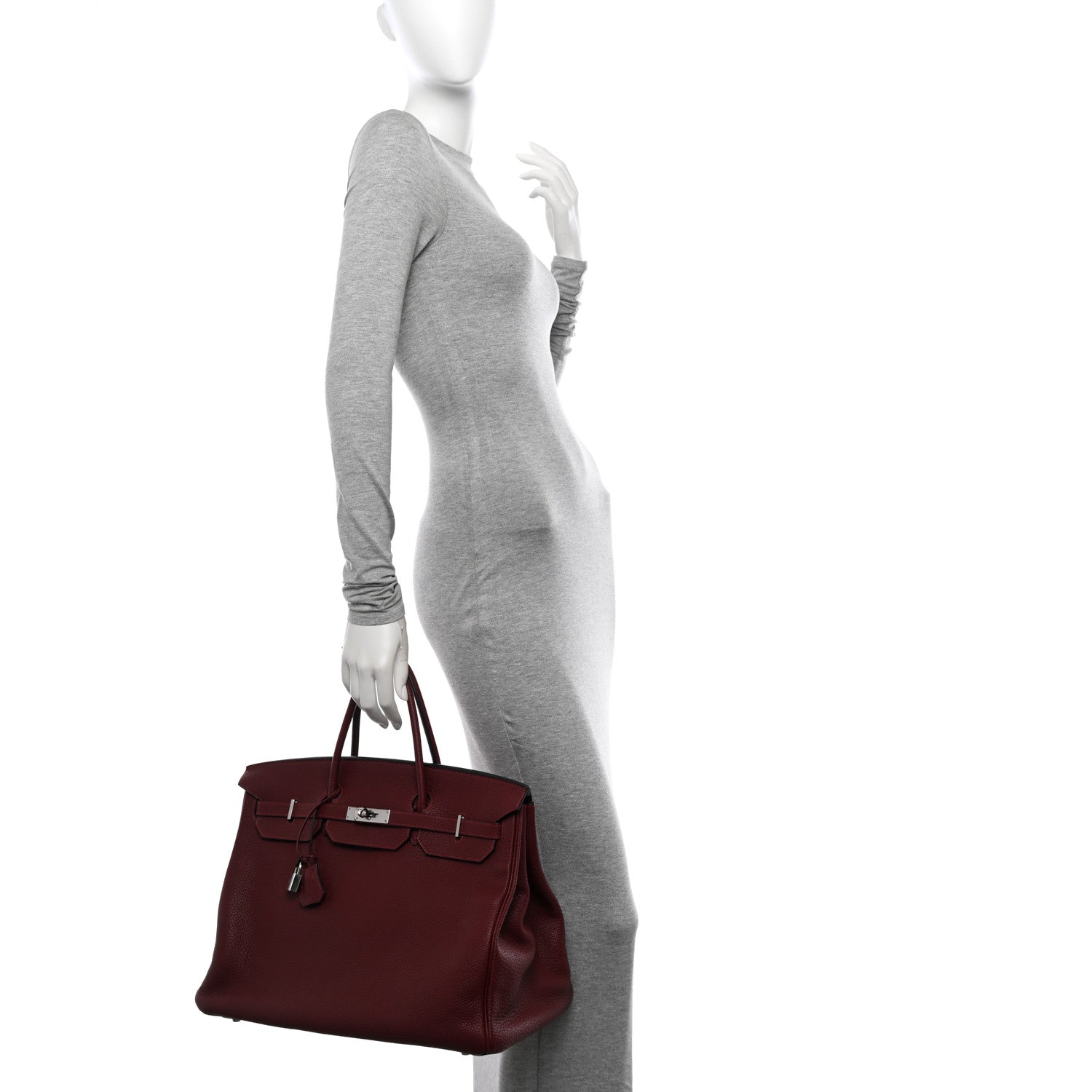 Hermes Togo Birkin 40 Rouge H 2 of 12