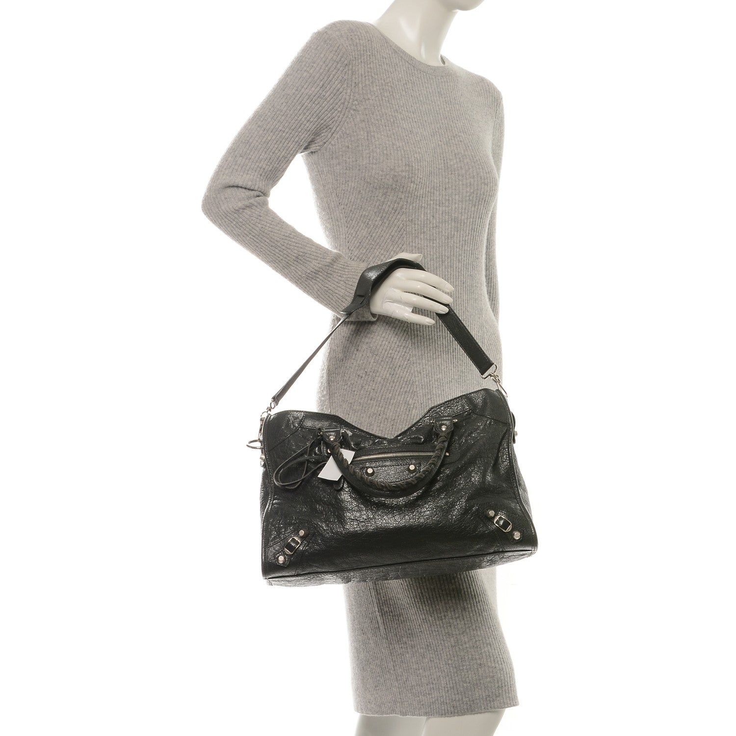 Balenciaga Agneau Giant 12 Silver Hardware City Gris Fossile 2 of 6