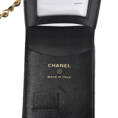 Chanel Lambskin Quilted 19 Luggage Tag Black 6 of 8