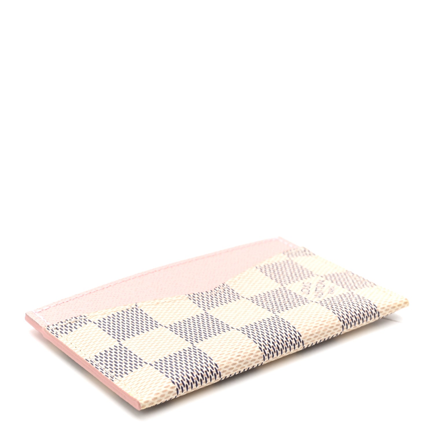 Louis Vuitton Damier Azur Daily Card Holder Rose Ballerine 4 of 6