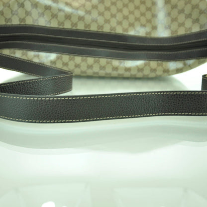 Gucci Crystal Monogram Large Travel Hobo Beige Brown 6 of 9