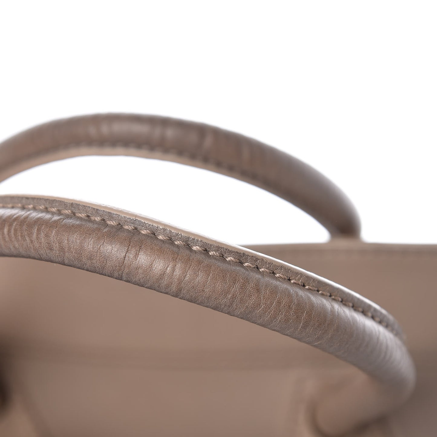 Supple Calfskin Medium Phantom Luggage Beige