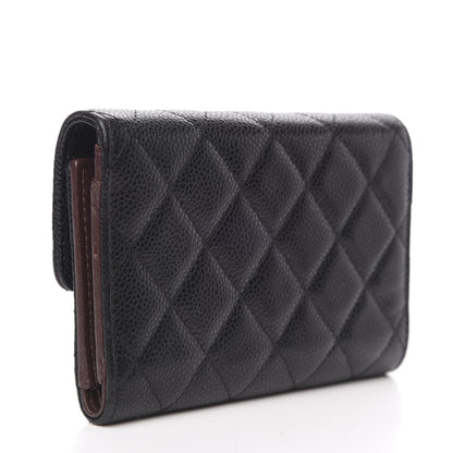 Chanel Caviar Quilted Medium Flap Wallet Black 3 of 13