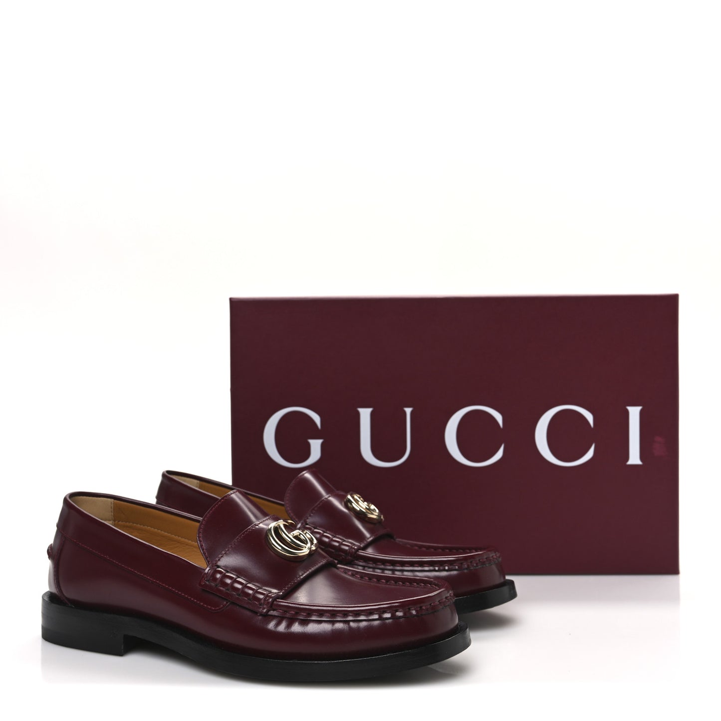 Millennial Ribot Double G Loafers 36 Rosso Ancora