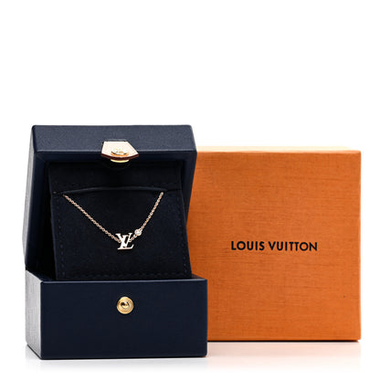 Louis Vuitton 18K Pink Gold Diamond Idylle Blossom LV Pendant Necklace 5 of 5