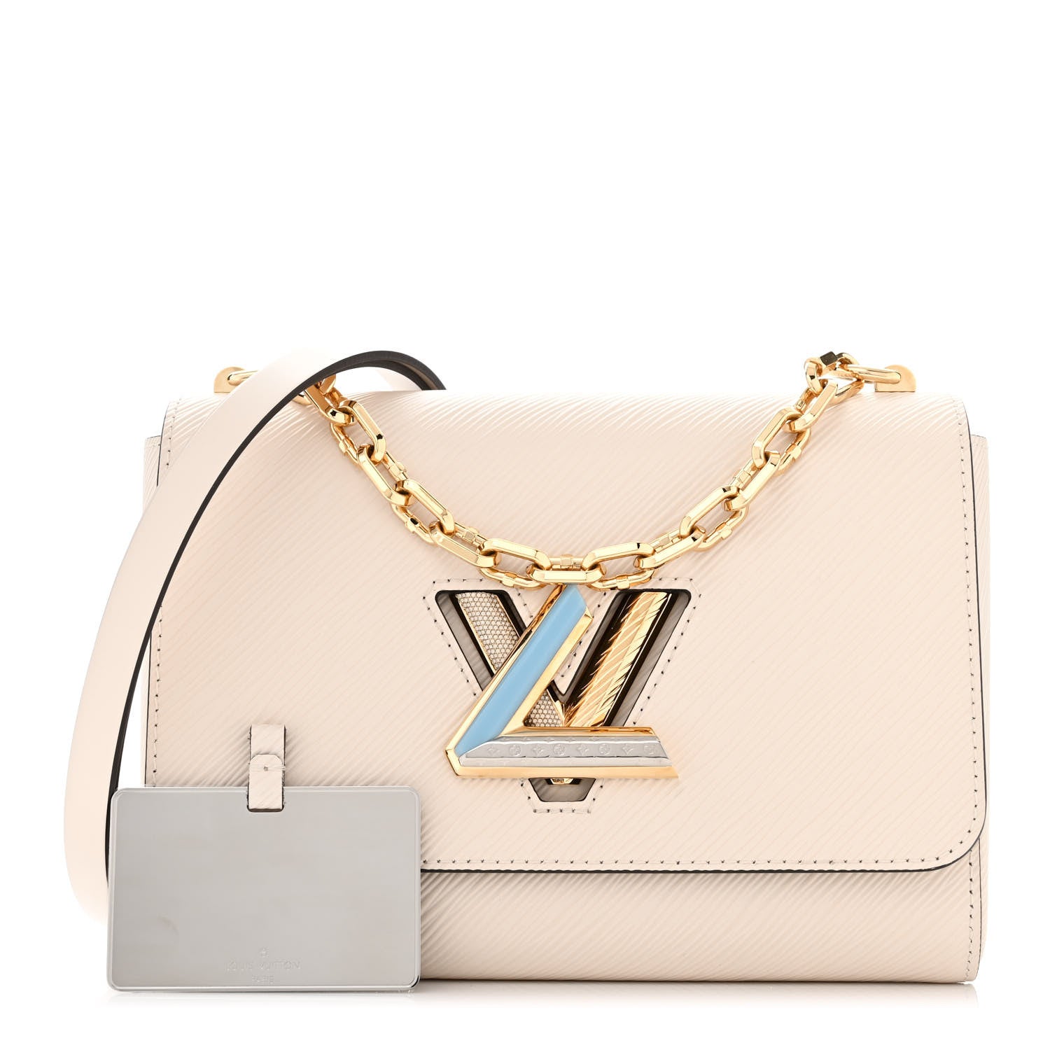 Louis Vuitton Epi Twist Shoulder Bag MM Quartz 3 of 11