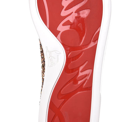 Christian Louboutin Bip Bip Glitter Womens Orlato Flat Sneakers 37.5 Multicolor 7 of 9